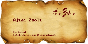 Ajtai Zsolt névjegykártya